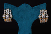 Radiant Silver Diamonds Earrings By Khaitan Jewels