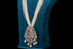 Diamond Seas Silver Pendant by Khaitan Jewels