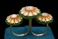 Evergreen Polki Ring By Khaitan Jewels