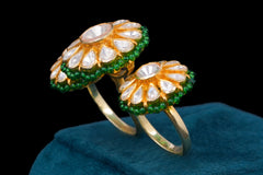 Evergreen Polki Ring By Khaitan Jewels