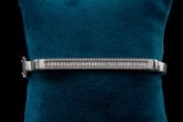 Sparkling Silver Diamond Bracelet by Khaitan Jewels