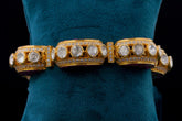 GleamKundan Silver Bracelet by Khaitan Jewels