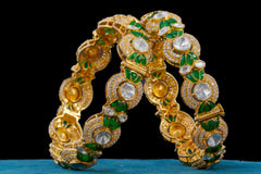 Mint Mist Silver Bracelet by Khaitan Jewels