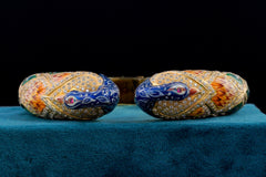 Elegant Silver Peacock Kada Bracelet by Khaitan Jewels