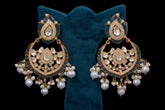 Sapphire & Pearl Harmony Earrings by Khaitan Jewels