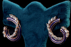 Diamond Sky Elegance Silver Earrings by Khaitan Jewels