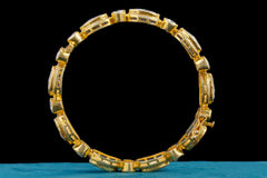 Snowy Sparkle Silver Bracelet by Khaitan Jewels