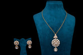 Golden Polki Charm Ensemble by Khaitan Jewels