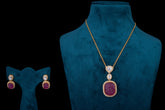 Radiant Ruby Elegance Set by Khaitan Jewels