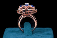Celestial Blue Diamond Ring By Khaitan Jewels