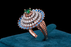 Emerald Elegance Ring By Khaitan Jewels