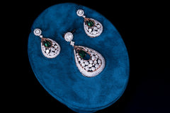 Verdant Splendor Diamond Pendant Set By Khaitan Jewels
