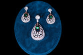 Verdant Splendor Diamond Pendant Set By Khaitan Jewels