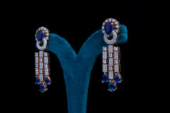Sapphire Mist Necklace Set By Khaitan Jewels