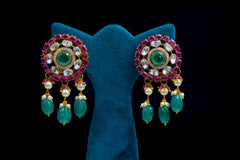 Panna Ruby Radiance Necklace Set By Khaitan Jewels