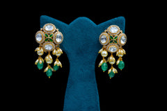 Panna Polki Luxe Necklace Set By Khaitan Jewels