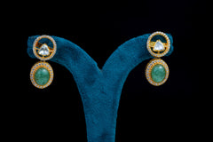 Emerald Radiance Pendant Set By Khaitan Jewels