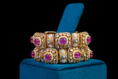 Pearl Royale Polki Bracelet By Khaitan Jewels