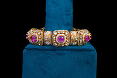 Pearl Royale Polki Bracelet By Khaitan Jewels