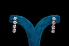 Frozen Bloom Diamond Necklace Set By Khaitan Jewels