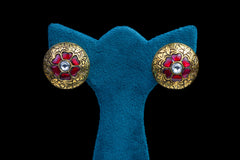 Vintage Kundan Coin Necklace Set By Khaitan Jewels