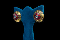 Vintage Kundan Coin Necklace Set By Khaitan Jewels