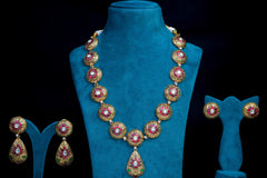 Vintage Kundan Coin Necklace Set By Khaitan Jewels