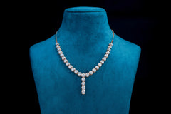 Frozen Bloom Diamond Necklace Set By Khaitan Jewels
