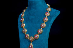 Vintage Kundan Coin Necklace Set By Khaitan Jewels