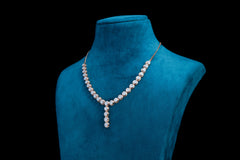 Frozen Bloom Diamond Necklace Set By Khaitan Jewels