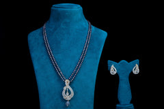 Eternia Beads Diamond Necklace Set By Khaitan Jewels