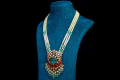 Shahi Gulbandh Polki Necklace Set By Khaitan Jewels