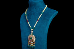 Panna Ruby Radiance Necklace Set By Khaitan Jewels