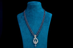 Eternia Beads Diamond Necklace Set By Khaitan Jewels