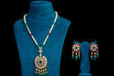 Panna Ruby Radiance Necklace Set By Khaitan Jewels