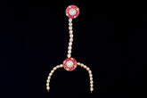 Ruby Kundan Hathphool Pair By Khaitan Jewels