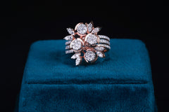 Petals of Sparkle Ring By Khaitan Jewels
