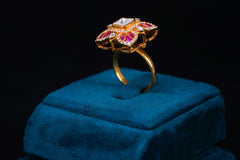 Petal Whisper Polki Ring By Khaitan Jewels