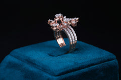 Petals of Sparkle Ring By Khaitan Jewels