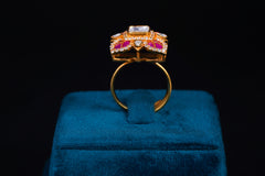 Petal Whisper Polki Ring By Khaitan Jewels