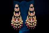 Grand Polki Chandbali Danglers By Khaitan Jewels