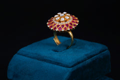 Ruby Mist Ring By Khaitan Jewels