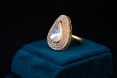 Tranquil Shine Polki Ring By Khaitan Jewels
