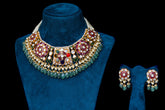 Celestial Navratna Polki Set By Khaitan Jewels