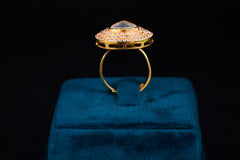 Tranquil Shine Polki Ring By Khaitan Jewels