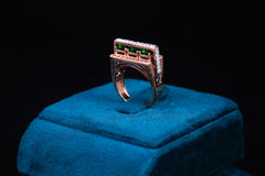Emerald Euphoria Ring By Khaitan Jewels