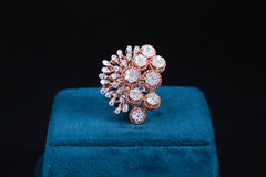 Orchid Flame Ring By Khaitan Jewels