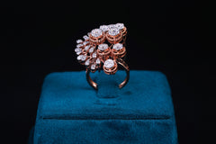 Orchid Flame Ring By Khaitan Jewels