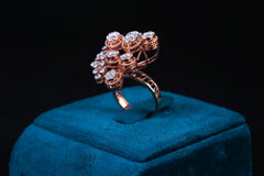 Orchid Flame Ring By Khaitan Jewels