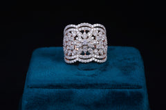 Crystal Empress Ring By Khaitan Jewels